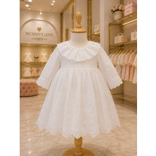 Mummys Love Kız Bebek 4'lü Mevlüt&özel Gün Seti - %100 Pamuk - Ekru