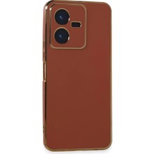 Küçük Hazine Vivo Y22 2022 Kılıf Volet Silikon - Kırmızı