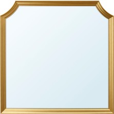 IKEA Modern Altın Duvar Aynası 78X78 cm - Duvar/salon Dekoratif Ayna - Şık Modern Tasarım