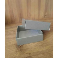 Rass 12*12*4cm 5ADET E-Ticaret Hediye Kutusu Gümüş Yaldız