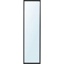 IKEA Modern Siyah Boy Aynası 40X150 cm - Duvar/salon Dekoratif Ayna - Şık Modern Tasarım