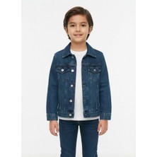 Güler Butik Unisex Gri Mavi Siyah Renk Alternatifli Kot Ceket- Unisex Çocuk Denim Ceket