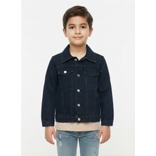 Güler Butik Unisex Gri Mavi Siyah Renk Alternatifli Kot Ceket- Unisex Çocuk Denim Ceket