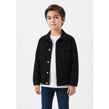 Güler Butik Unisex Gri Mavi Siyah Renk Alternatifli Kot Ceket- Unisex Çocuk Denim Ceket