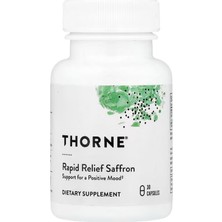 Thorne Rapid Relief Saffron, Saffron Extract Supplement, 30 Capsules Supports Stress Relief & Management, Emotional Well-Being