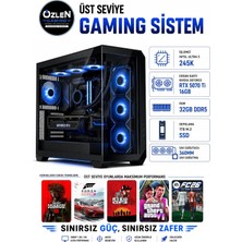 Özlen XXL31 ULTRA 5 245K RTX 5070 Tİ 16GB 32GB DDR5 RAM 1TB M.2 SSD Üst Seviye Oyuncu Bilgisayarı