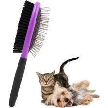 HemenGo Buffer Çok Amaçlı Çift Taraflı Kolay Evcil Hayvan Kedi Köpek Temizleme Pet Fırçası