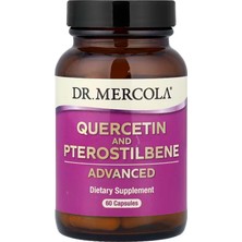 Dr. Mercola Quercetin & Pterostilbene Advanced, 500 Mg, 60 Capsulessupports Respiratory And Immune Health, High-Bioavailability Formula, Non-Gmo