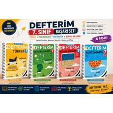 Defterim 7. Sınıf Başarı Seti – Türkçe Fen Bilimleri Matematik Sosyal Bilgiler 4’lü Defter Seti