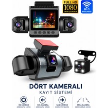 Blackbird Game Center Sy 9720 4 Kameralı Full Hd 1080P Wifi Araç Içi Kamera Seti