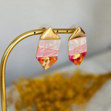 Eos Kolektif Sorbet Katmanlı Markiz Formlu Sallantılı Küpe