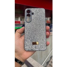 İzel Aksesuar Samsung Galaxy S26 Fe Içi Kadife Taşlı Işıltılı Pırlanta Silikon Kapak Kılıf
