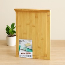 MiraLive Bambu Kesme Tahtası 25X35 cm (Kanallı, Kenar Destekli)