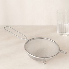 MiraLive Tel Süzgeç 18 cm Metal Saplı Kulaklı