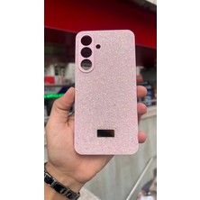 İzel Aksesuar Samsung Galaxy S26 Fe Içi Kadife Taşlı Işıltılı Pırlanta Silikon Kapak Kılıf