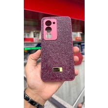 İzel Aksesuar Redmi 15 Içi Kadife Taşlı Işıltılı Pırlanta Silikon Kapak Kılıf