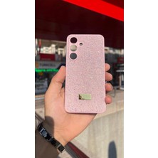 İzel Aksesuar Samsung Galaxy S25 Içi Kadife Taşlı Işıltılı Pırlanta Silikon Kapak Kılıf