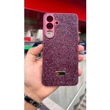 İzel Aksesuar Samsung Galaxy S26 Fe Içi Kadife Taşlı Işıltılı Pırlanta Silikon Kapak Kılıf