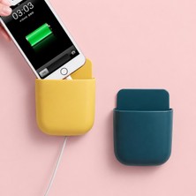Jetfast 1 Adet Yapışkanlı Telefon Kumanda Stand Organizer Duvara Monte Telefon Şarj Standı