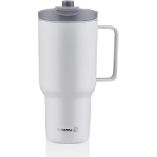 Korkmaz Freedom Pipetli Buz Mavisi Termos 1 Litre A5577-3