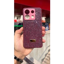 İzel Aksesuar Redmi Note 13 Pro 5g Içi Kadife Taşlı Işıltılı Pırlanta Silikon Kapak Kılıf