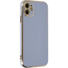 Akıllı Bayi Apple iPhone 12 Kılıf Volet Silikon - Mavi Aby
