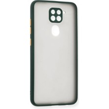 Akıllı Bayi Xiaomi Redmi Note 9 Kılıf Montreal Silikon Kapak - Yeşil Aby