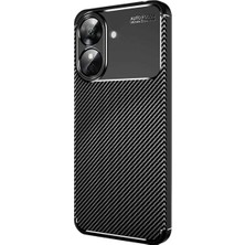 Akıllı Bayi Realme Note 60 Kılıf Auto Focus Karbon Kapak - Siyah Aby