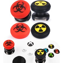 Play Realm Playrealm Fps Thumbstick Extender x 2 Baskı Kauçuk Silikon Kavrama Kılıfı x 4 Serisi X/s ve x