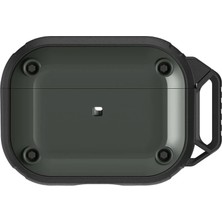 Akıllı Bayi Movenchy Apple Airpods Pro 2 (2.nesil) Asgard Kılıf - Koyu Yeşil Aby