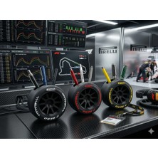 Besa 3D Formula Yarış Lastiği Tasarımlı Kalemlik – F1 Temalı Masaüstü Kalem Tutucu Dekoratif Organizer