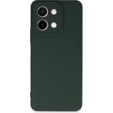 Akıllı Bayi Vivo Y28 Kılıf First Silikon - Koyu Yeşil Aby