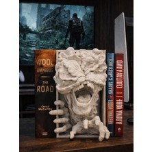 Hanori Collection Last Of Us Temalı Post Apokaliptik Book Nook - | Clicker Raf Dekoru | 3D Baskı Kitaplık Aksesuarı