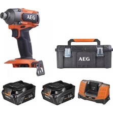 Aeg BSS18C3B3-502 Kömürsüz Akülü Darbeli Vidalama 18V 5.0AH 2 Akülü
