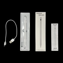 TKÇ K2260 Ios ve Android Uyumlu Universal Dokunmatik Stylus Kalem - Beyaz