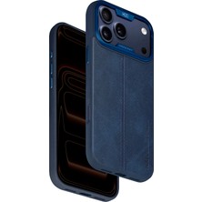 HDD Apple ile Uyumlu iPhone 17 Pro Max HBC-467 Chlorite Magneticsave Kapak - Mavi