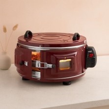 İlk El Grup Yuvarlak Davul Fırın 1100W 46 cm - Alüminyum Tepsi, Ön Gözlem Camı