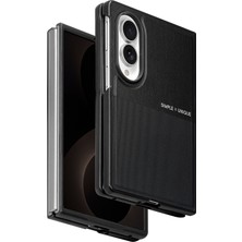 HDD Samsung ile Uyumlu Galaxy Z Fold 8 HBC-482 Siachen Magneticsave Kapak - Siyah