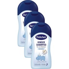 Bübchen Çocuk Şampuanı 400 ml 3'lü Set – Bebek ve Çocuklar Için Silikonsuz Şampuan