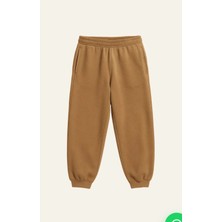 Queen Kids ULG71ERKEK Çocuk Fermuarlı Takım Brown