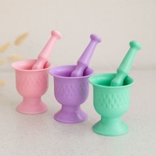 Marsilyan Renkli Plastik Havan (Sarımsak Dövecek)