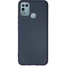 TKÇ Infinix Hot 10 Play Kılıf Nano Içi Kadife Silikon - Lacivert