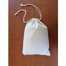 Ağzı Büzgülü Ham Amerikan Bezi Bez Kese 25 cm * 35 cm - Dayanıklı Tasarım - 50 Adet