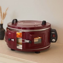 Marsilyan Yuvarlak Davul Fırın 53 cm 1300W (50–320°C Ayarlı Termostat)