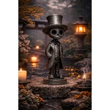 Hanori Collection Solis Mariachi | Meksika Temalı Iskelet Figürü –gothic · Dark Art · Flow | 3D Baskı Dekoratif Heykel