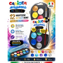 Carioca Carıoca Metalik Sulu Boya 12 Li
