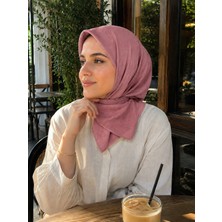 Bambu Kraş Eşarp - Gül Kurusu
