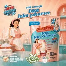 Pakzone Aktif Oksijen Çamaşır ve Yüzey Için Çok Amaçlı Oksijenli Toz Leke Çıkarıcı 800 gr