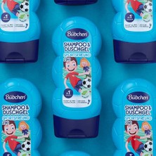 Bübchen Sportif Çocuk 2'si 1 Arada Şampuan ve Duş Jeli 230 ml 5'li Set