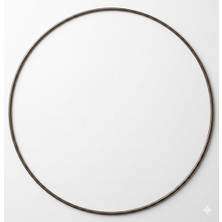 Mix And Match METALİK ANTİK BRONZ Metal Halka 47 cm (1 Adet) | Makrome Halka, Yuvarlak Metal Kasnak, 4mm Galvanizli Çember | Kapı Süsü ,makrome Duvar Süsleri Yapımı Için Metal Kasnak